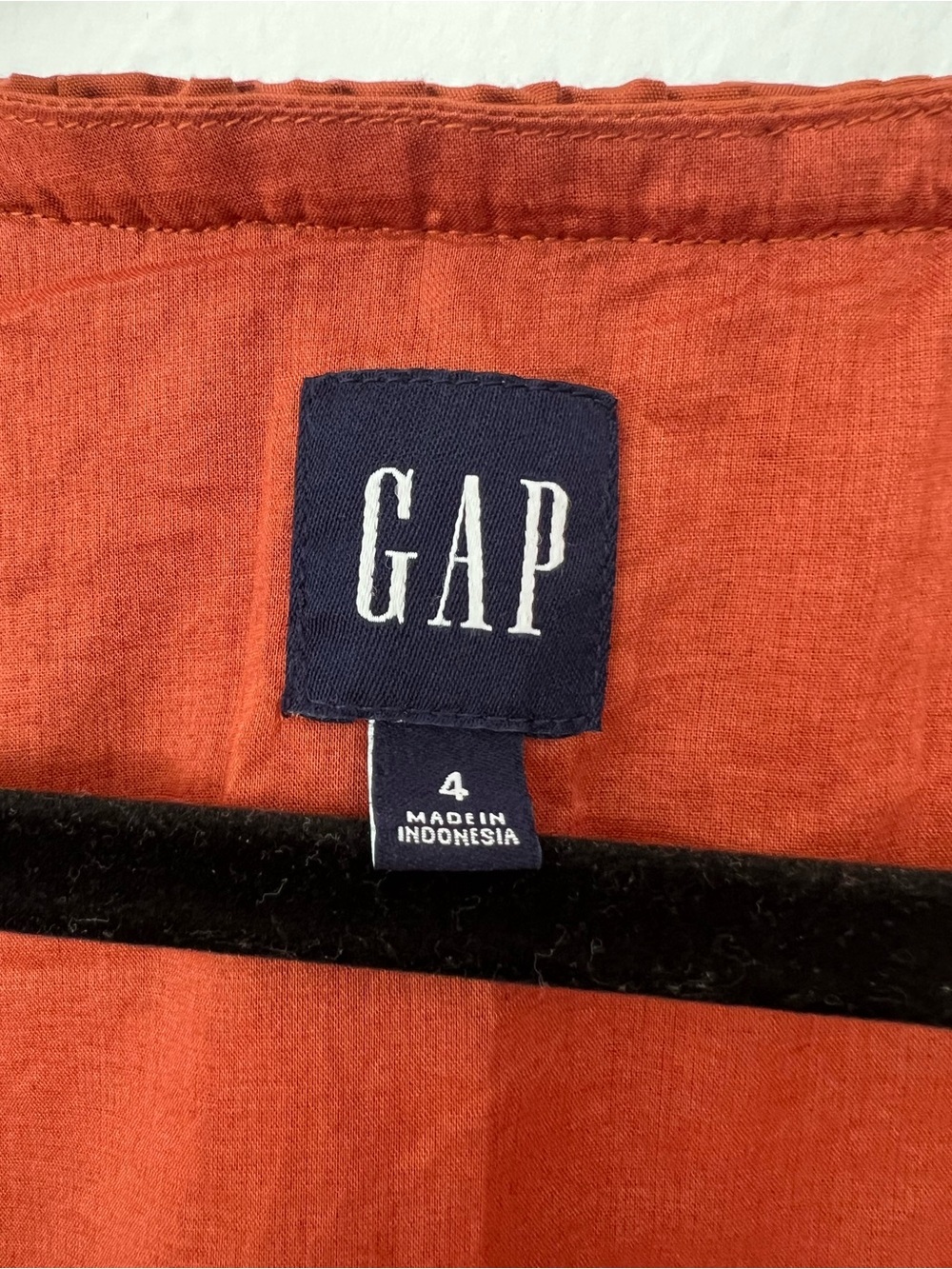 Gap Puff Sleeve Ruffle Neck Mini Dress - Picture 4 of 10